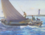 Painting: Crossing Nassau Harbor