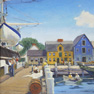 Harbor Scene, Mystic Seaport (sketch)